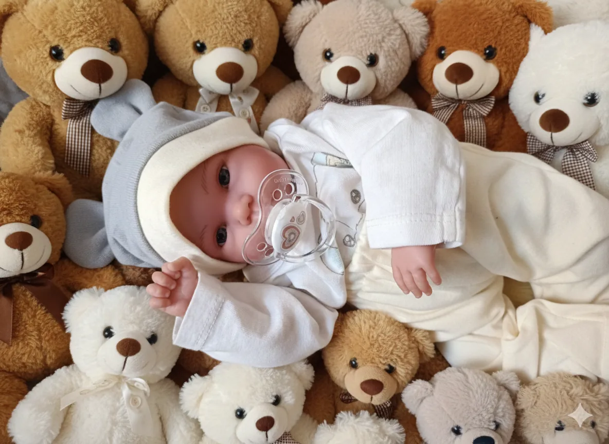 Ukázka úpravy fotografií reborn panenky 13